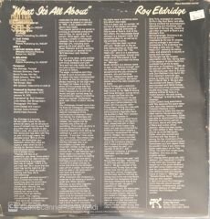 Roy Eldridge What It's All About LP