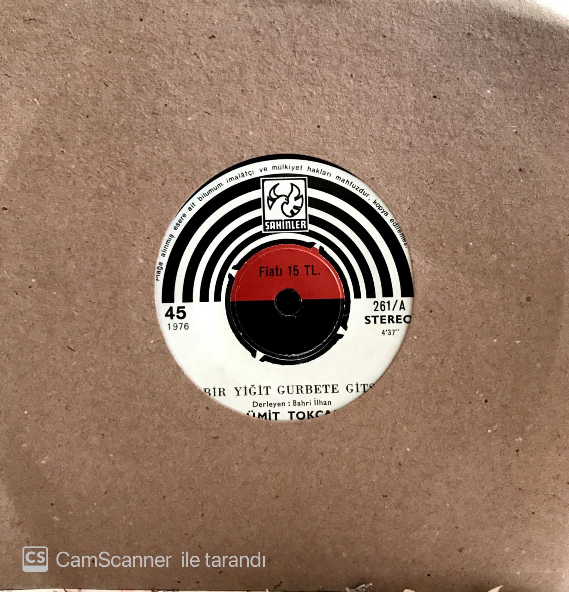 Ümit Tokcan Bir Yiğit Gurbete Gitse 45lik