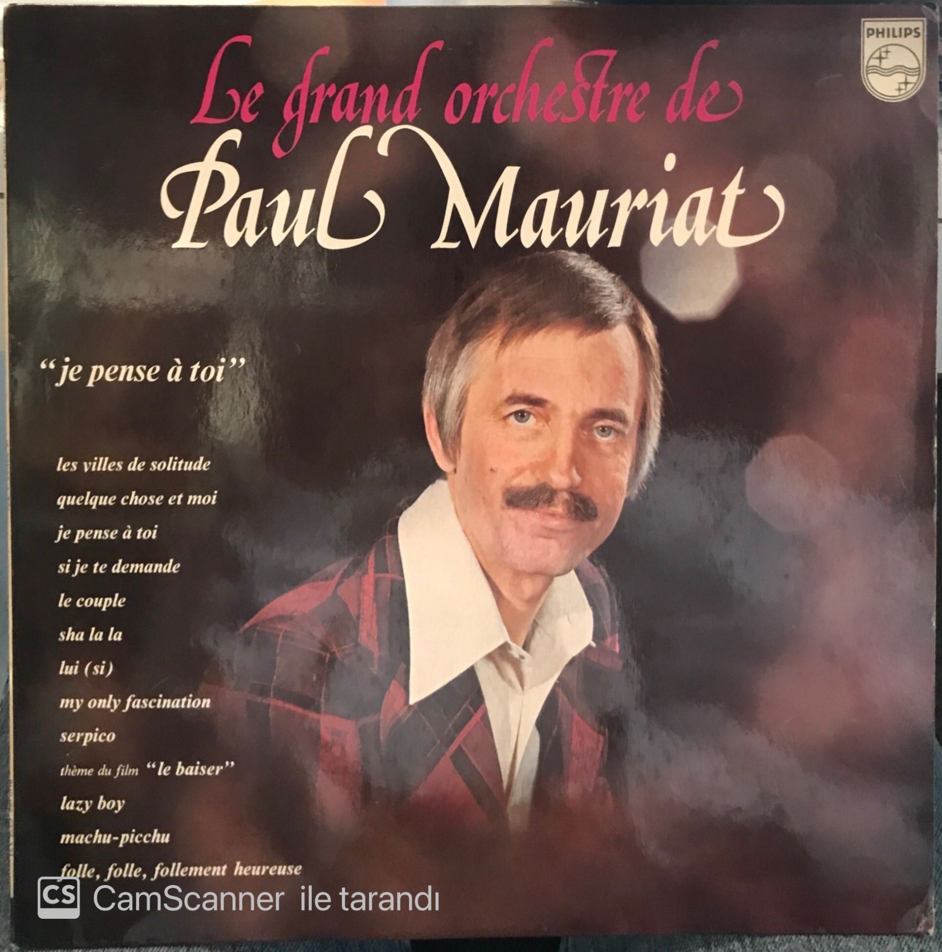 Paul Mauriat - Le Grand Orchestre De - Je Pense A Toi LP