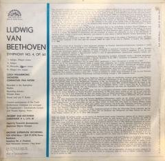 Czech Philharmonic Orchestra Conductor Paul Kletzki ‎ Symphony No. 4 LP