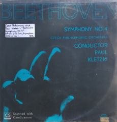 Czech Philharmonic Orchestra Conductor Paul Kletzki ‎ Symphony No. 4 LP