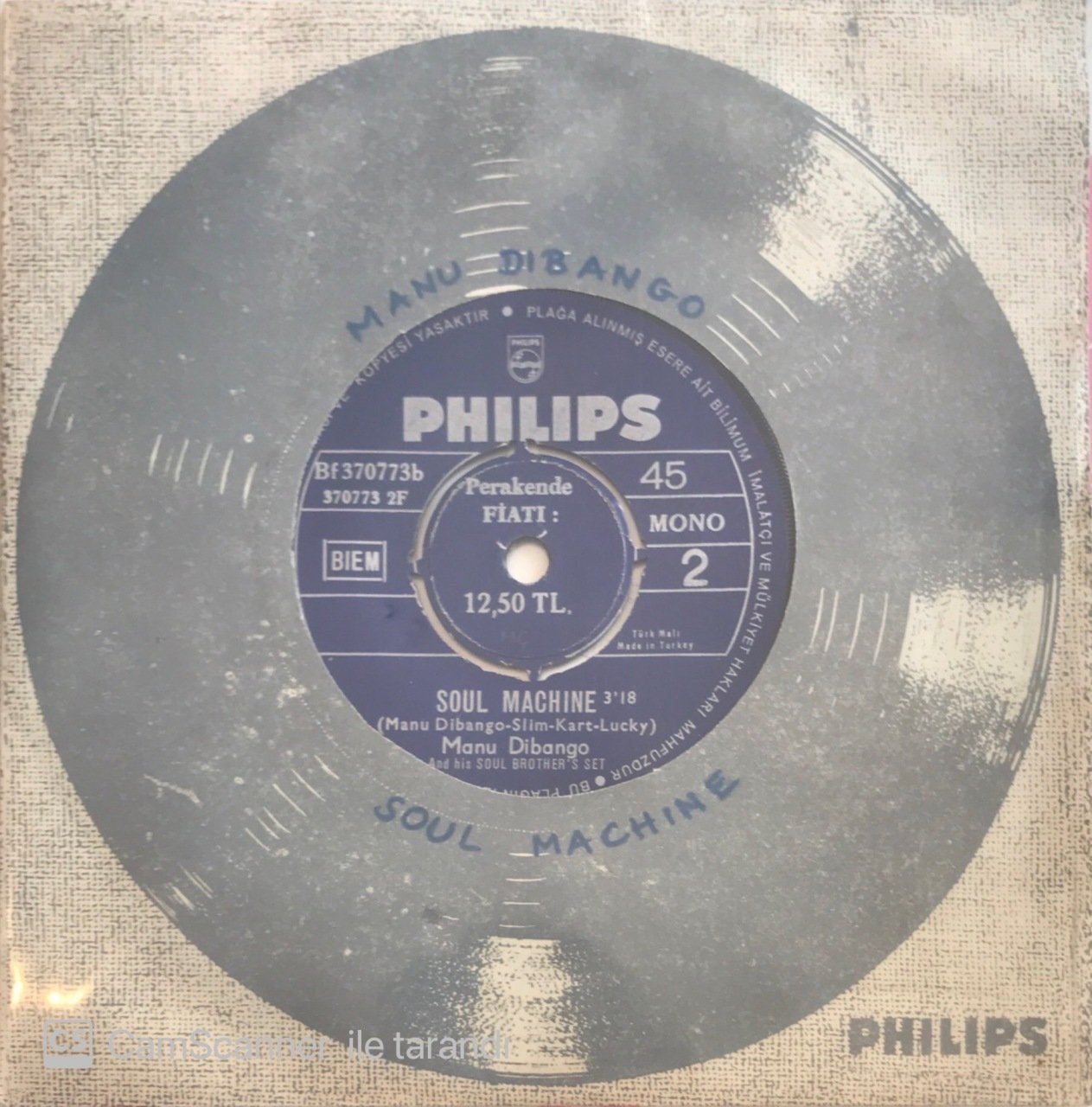 Manu Dibango Soul Machine 45lik