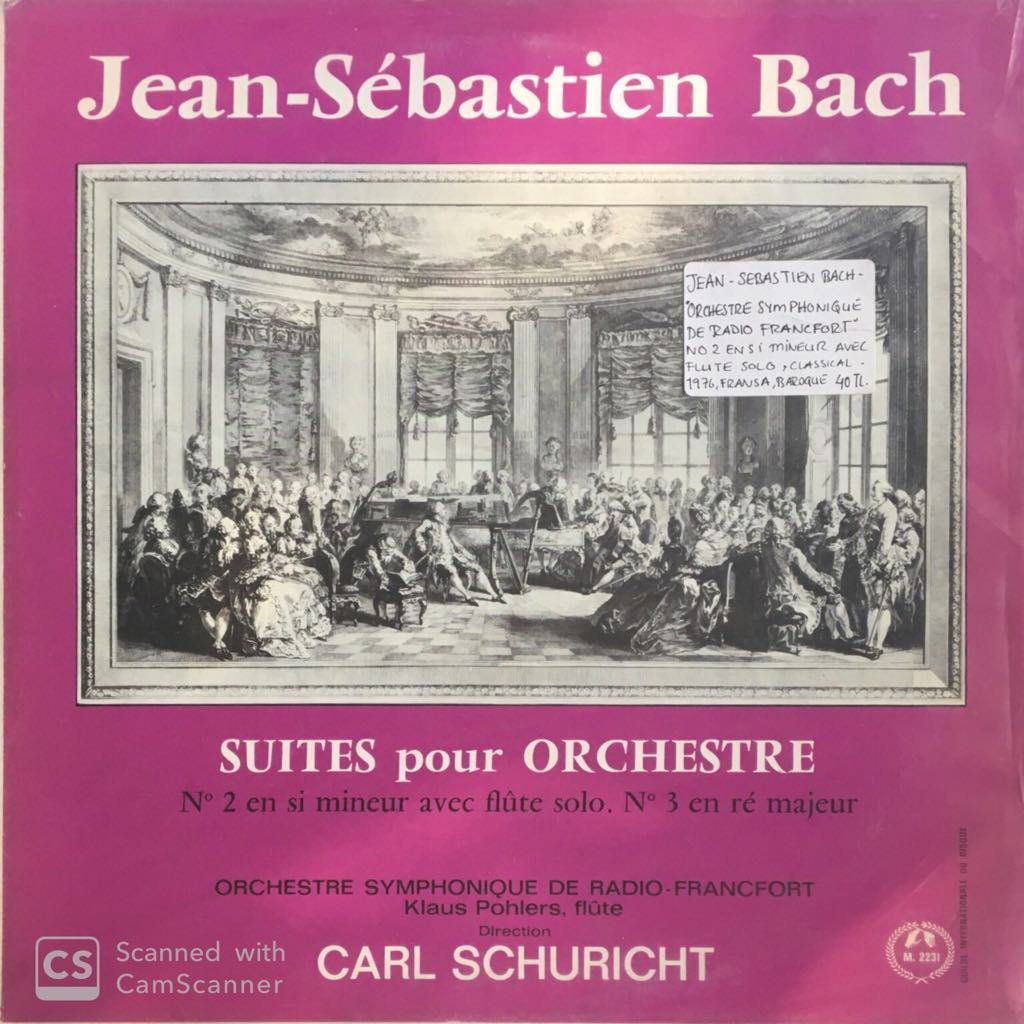 Symphonie-Orchester Radio Frankfurt  No. 2 In B-Minor With Solo Flute. No. 3 In D-Major LP