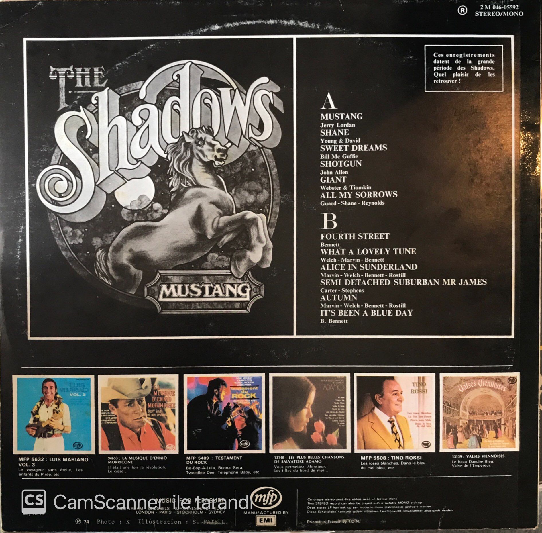 The Shadows - Mustang LP Plak Satın Al