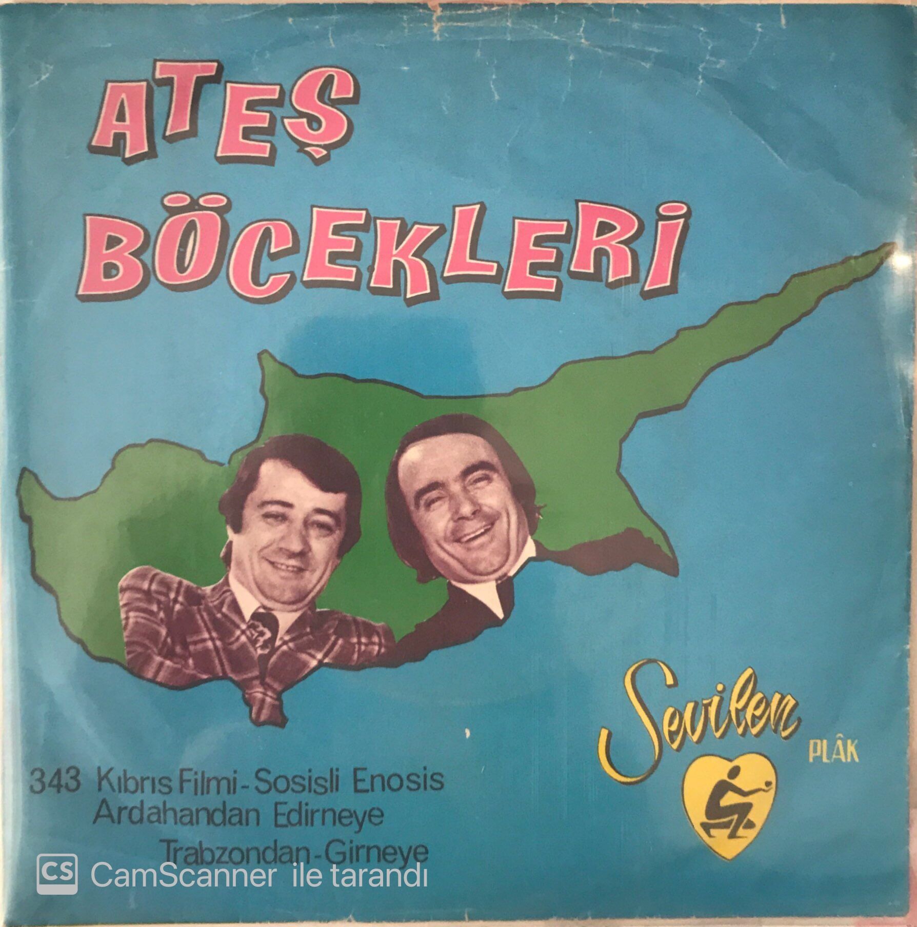 Ateş Böcekleri Kıbrıs Filmi 45 lik