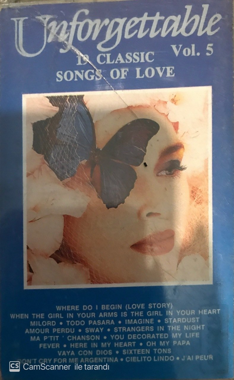 Unforgettable Vol.5 19 Classic Songs of Love KASET