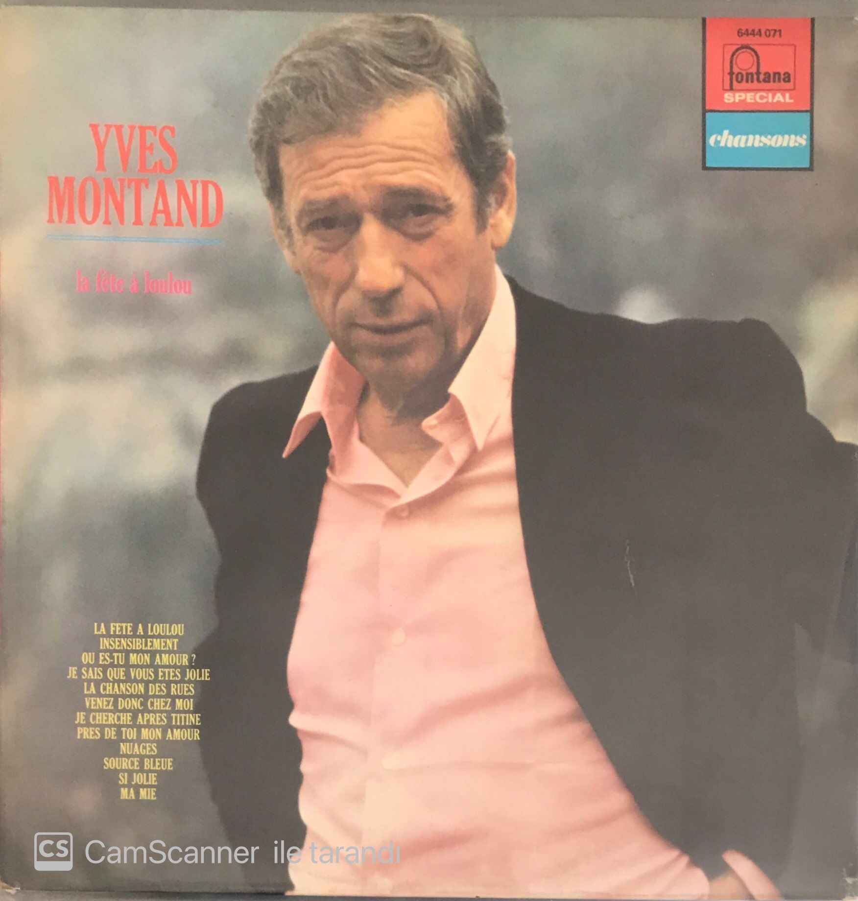 Yves Montand Le Fere A Loulou LP