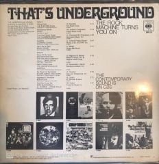That's Underground - The Rock Machine Turns You On )