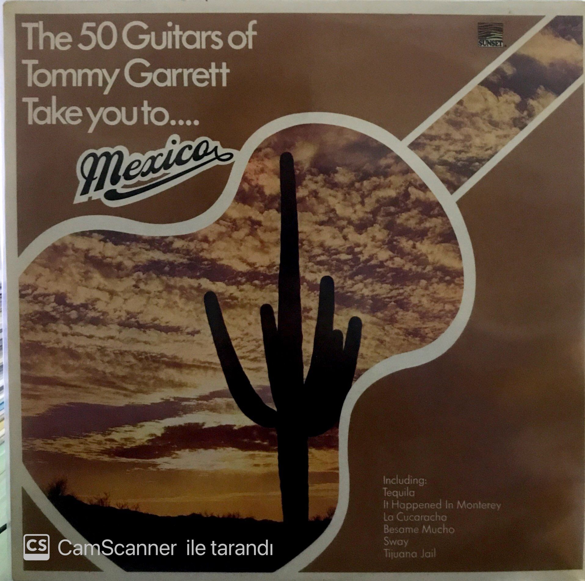 The 50 Guitars of Tommy Garrett take you to Mexico LP