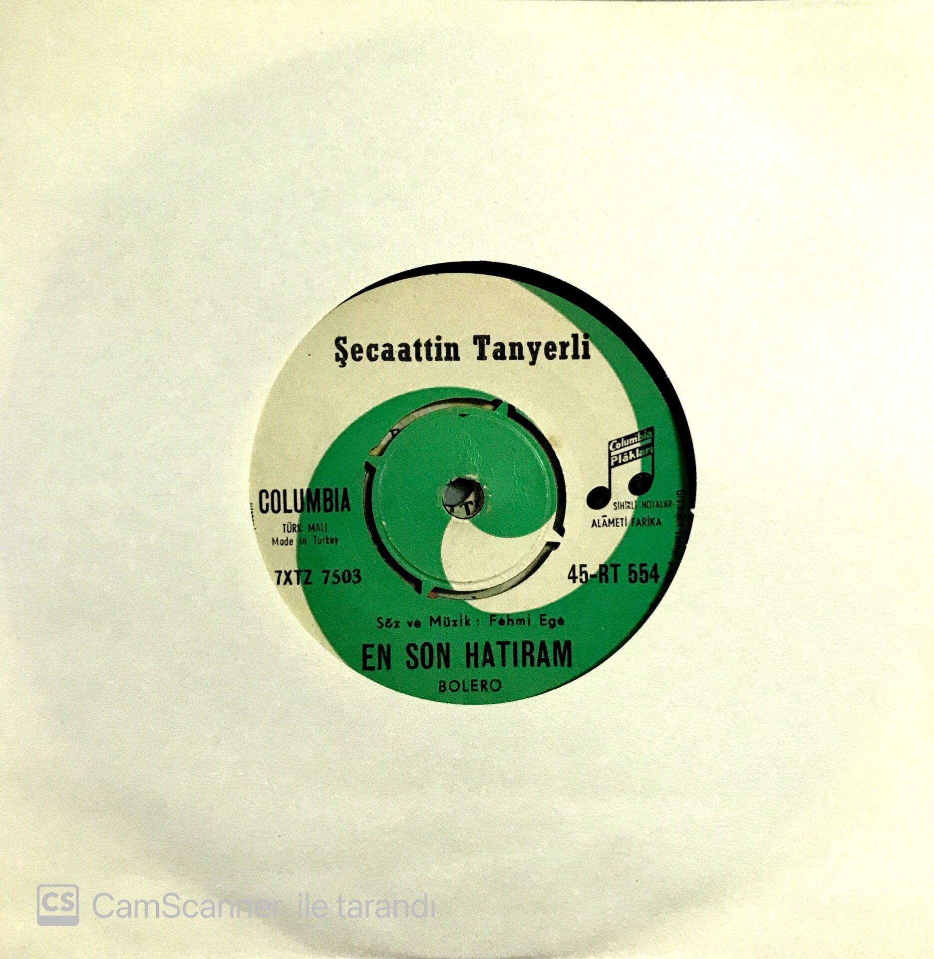 Şecaattin Tanyerli - Gamzelerin 45lik