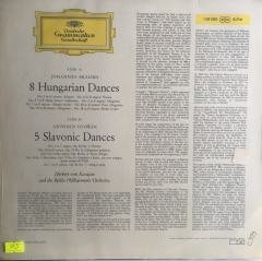 Johannes Brahms & Antonín Dvořák, Berliner Philharmoniker / Herbert Von Karajan ‎– Dances By Brahms & Dvořák LP