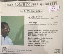 Max Roach Double Quartet- Lıve at Vıelharmonıe CD