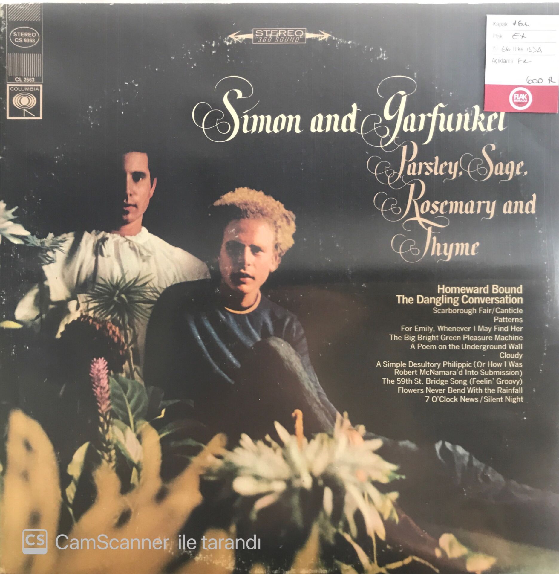 Simon & Garfunkel – Parsley, Sage, Rosemary And Thyme LP