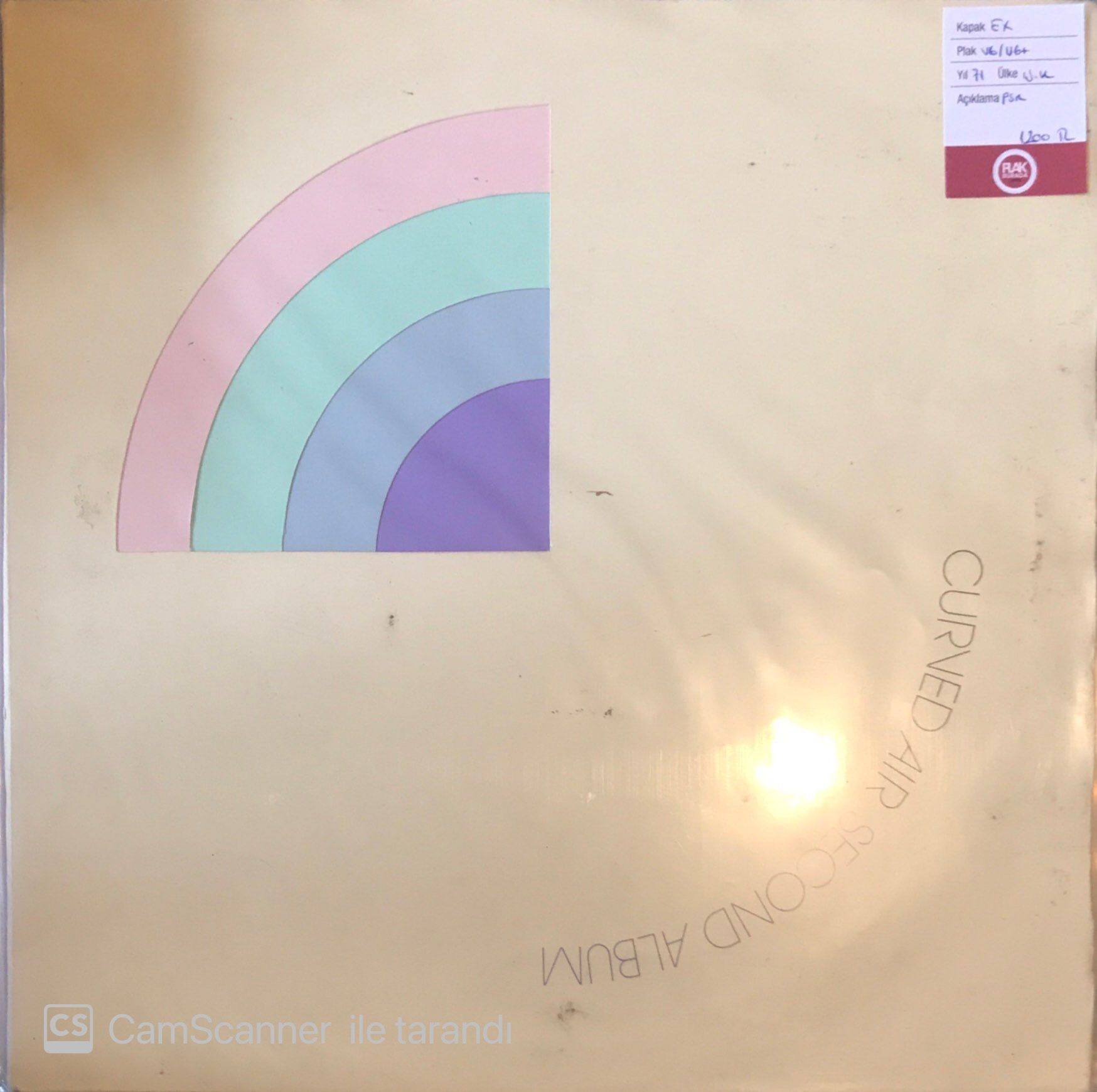 Curved Air - Second Album LP