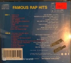 Famous Rap Hits  2 X CD