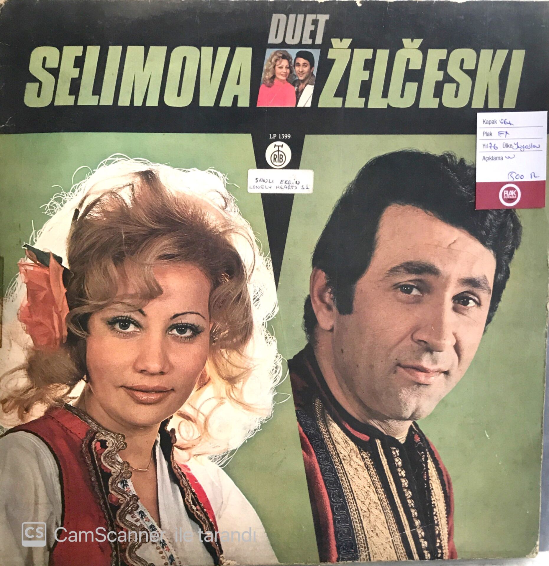 Selimova Duet Zelceski LP