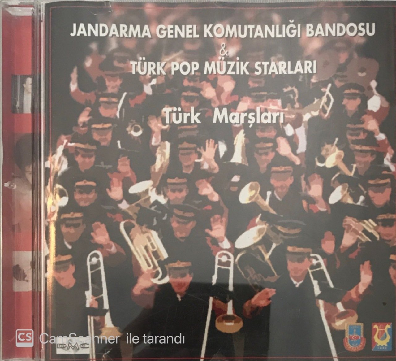 Jandarma Genel Komutanlığı Bandosu & Türk Pop Müziği Starları Türk Marşları CD