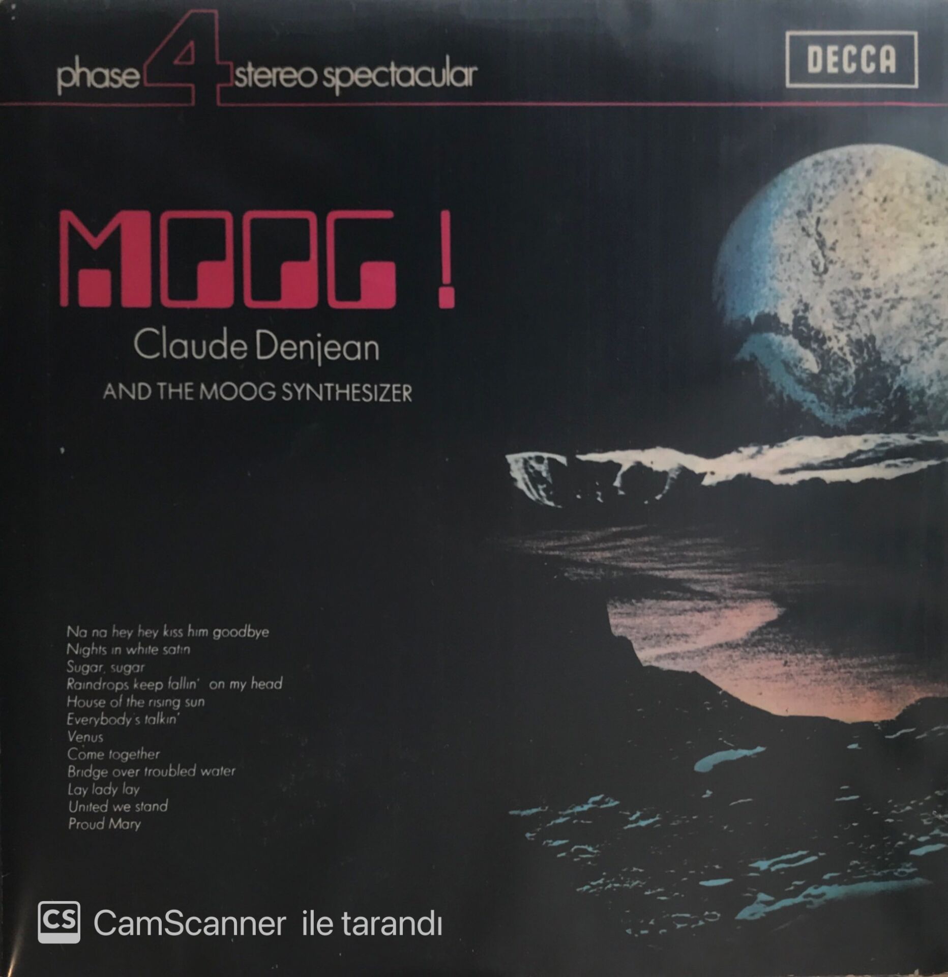 Claude Denjean And The Moog Sythesizer MOOG!  LP