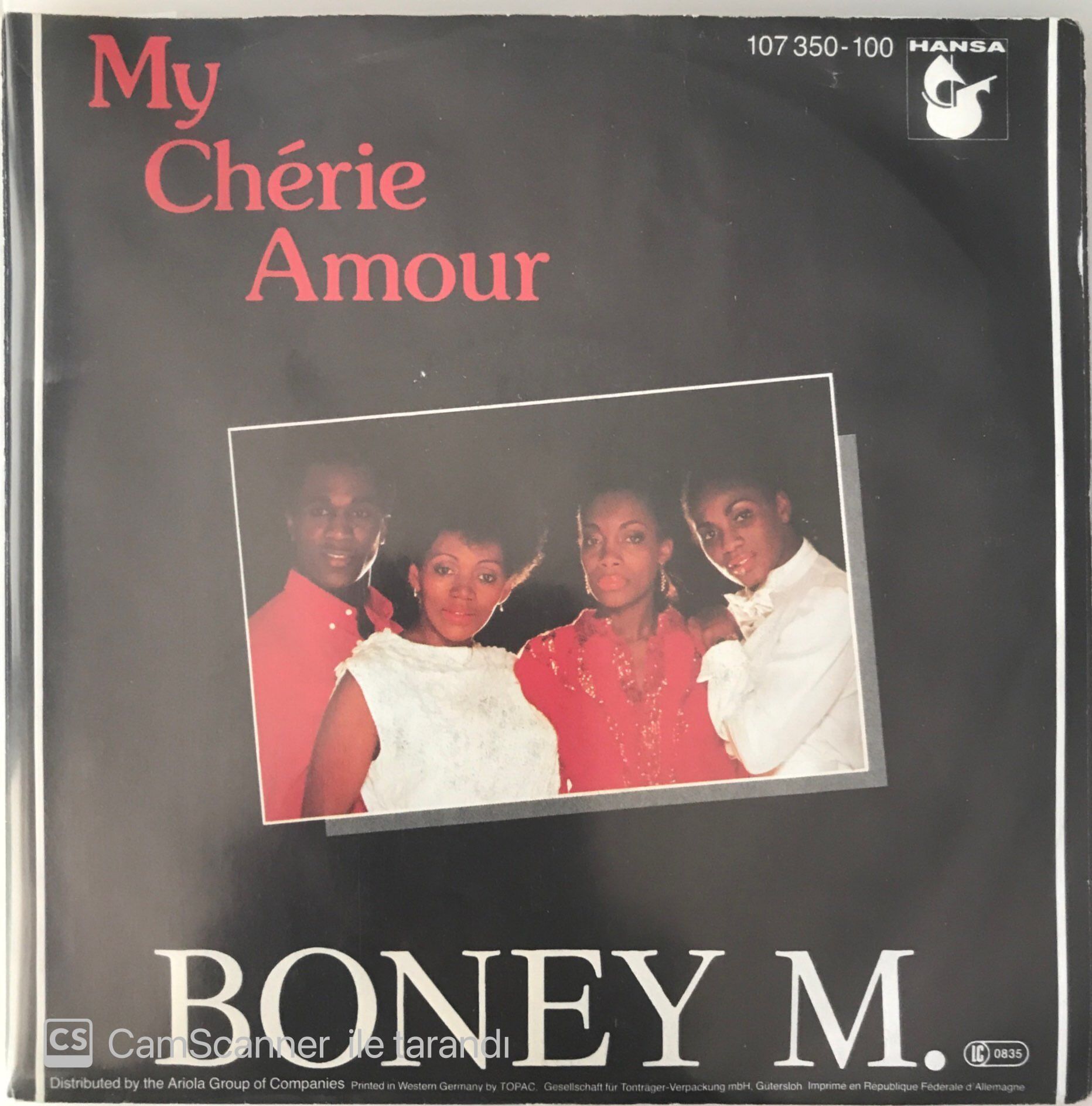 Boney M. My Cherie Amour 45lik
