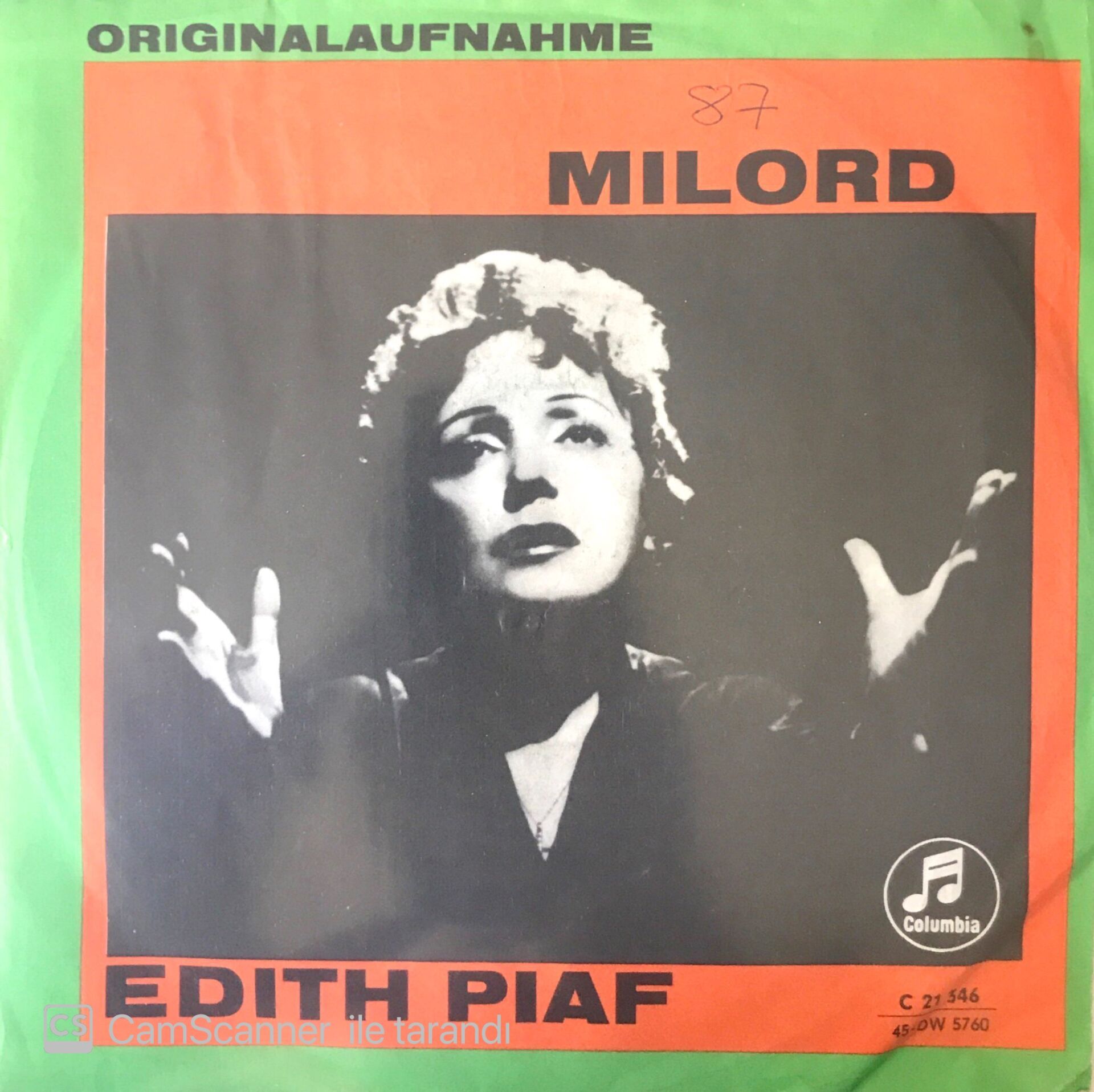 Edith Piaf - Milord 45lik