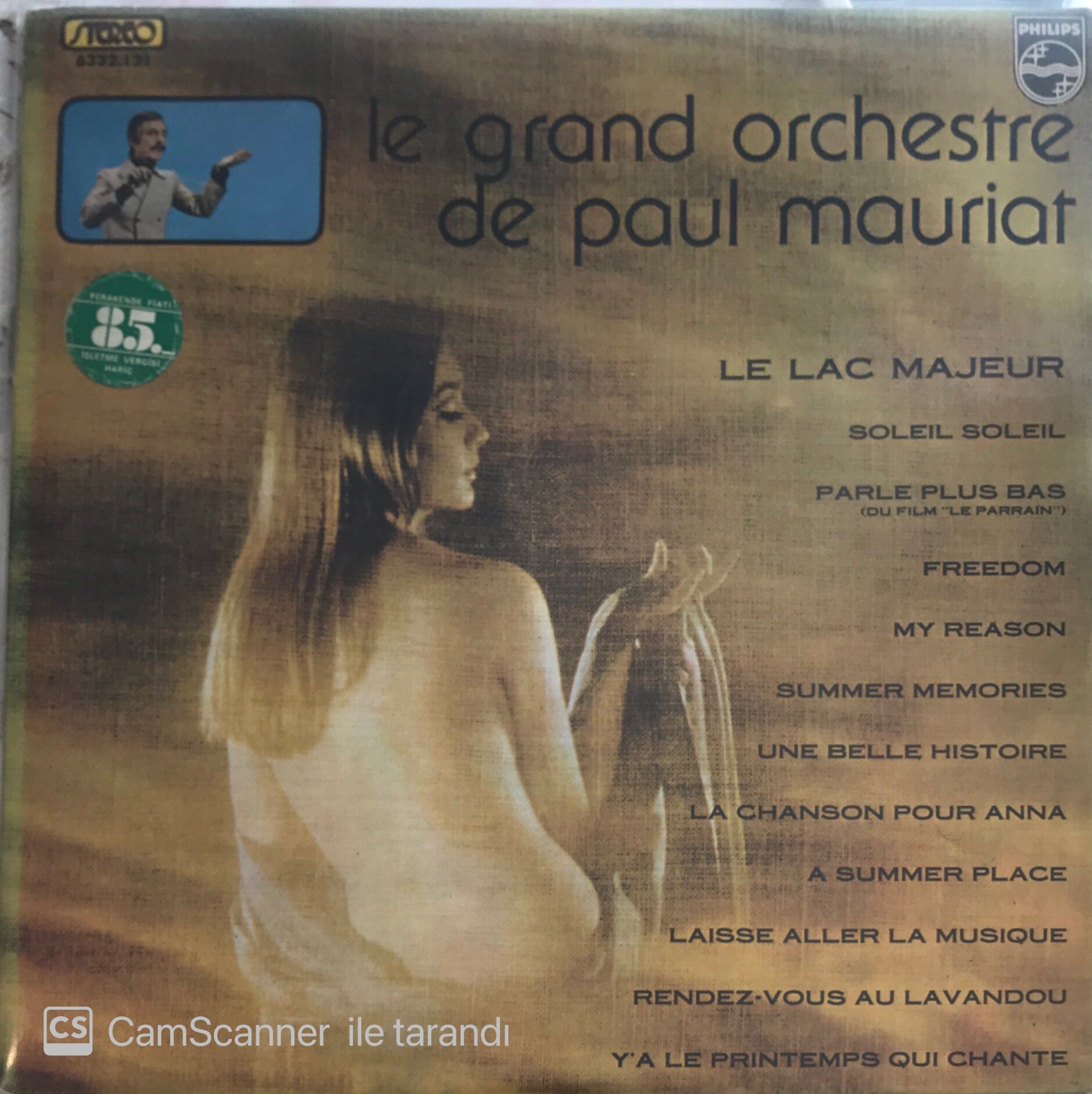 Le Grand Orchestre De Paul Mauriat Le Lac Majeur LP