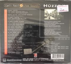 Hüzzam Canlı Fasıl 2 Lıve Sounds CD
