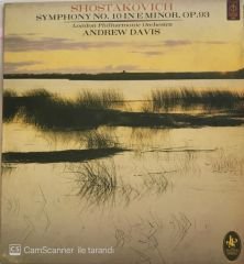 Shostakovich Symphony No.10 In E Eminor, Op.93 London Philharmonic Orchestra Andrew Davis LP