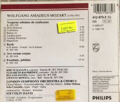 Mozart - Vesperae Solennes De Confessore Exsultate Jubilate - Kiri Te Kanawa - CD