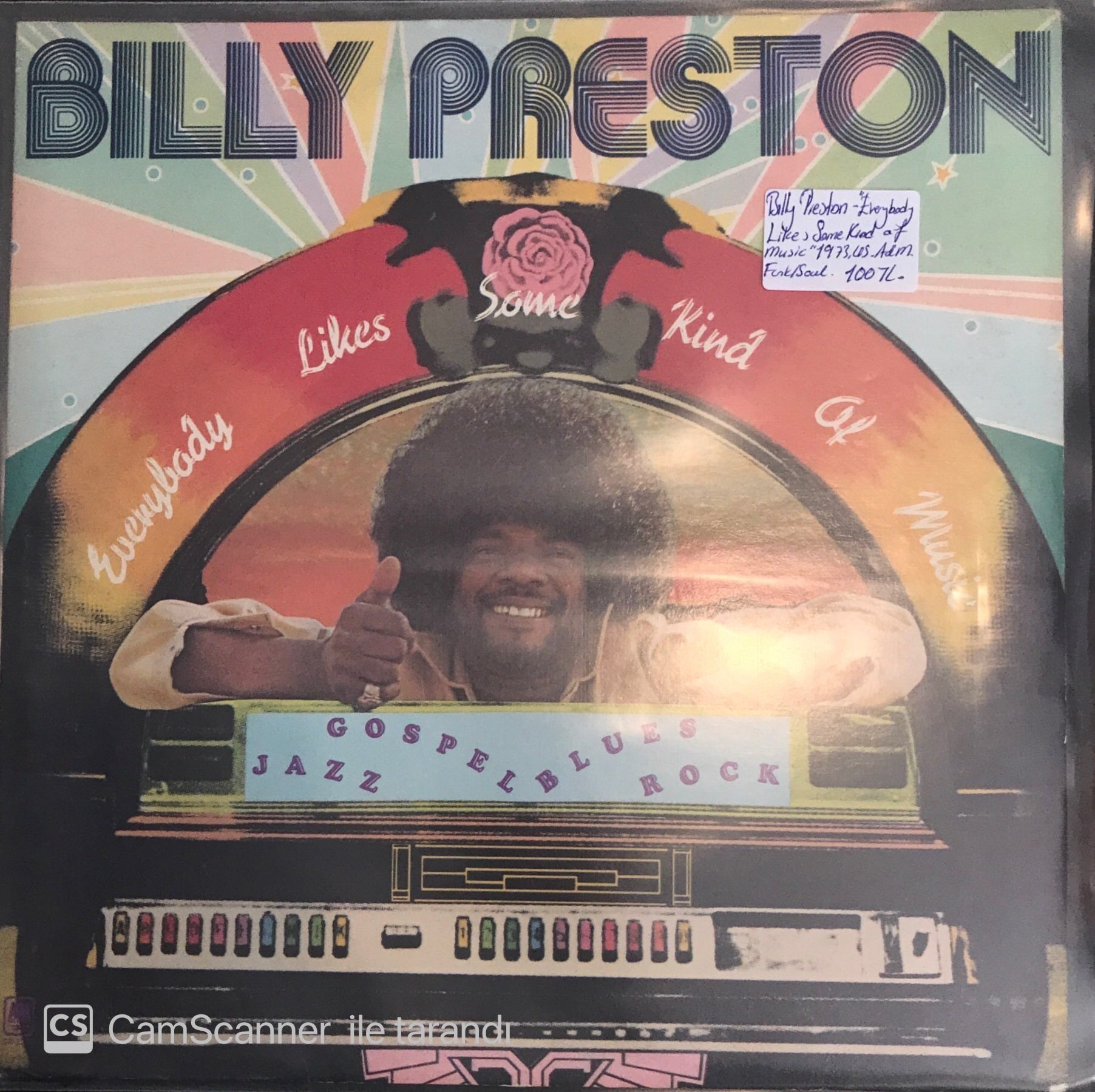 Billy Preston Everybody Likes Some Kind Of Music LP