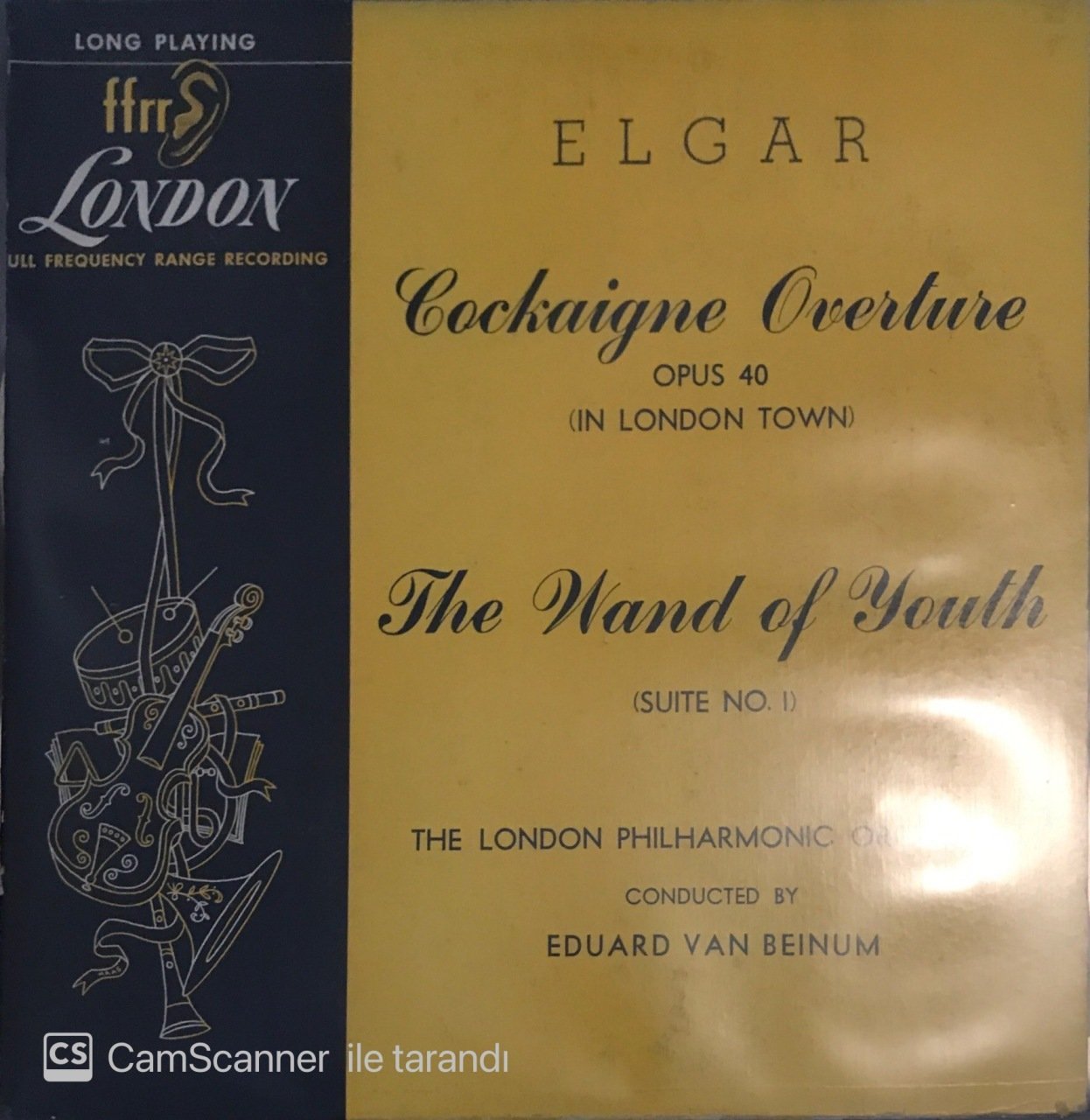 Elgar Cockaigne Overture Opus 40 LP