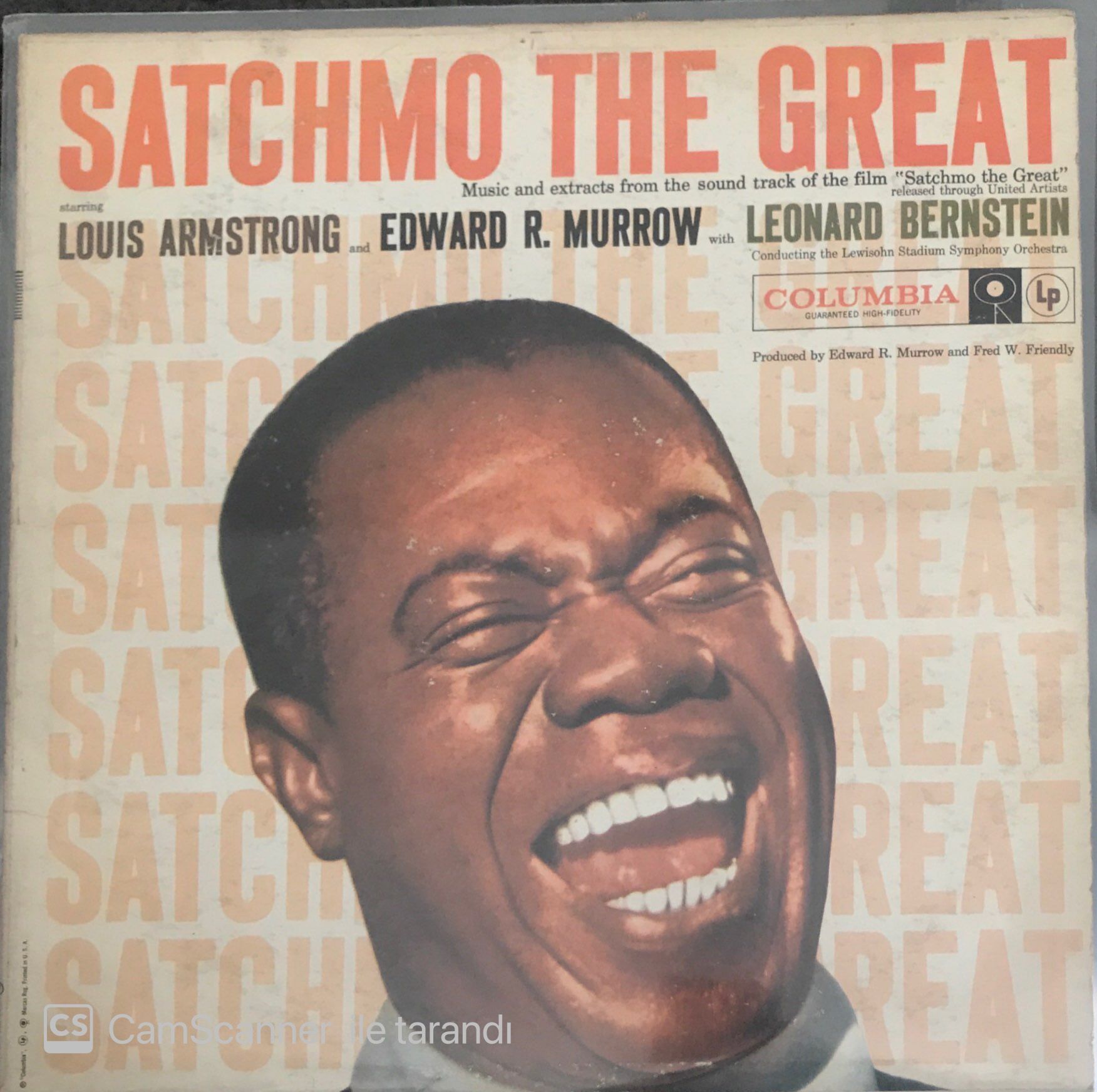 Louis Armstrong Satchmo The Great LP