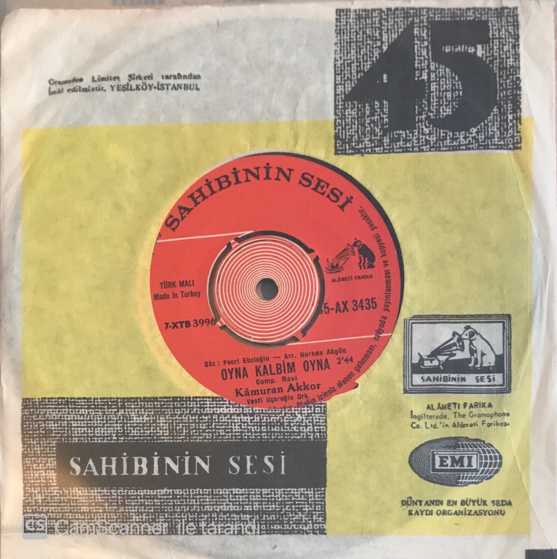 Kamuran Akkor - Oyna Kalbim Oyna 45lik