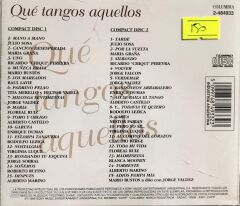 Que Tangos Aquellos - CD
