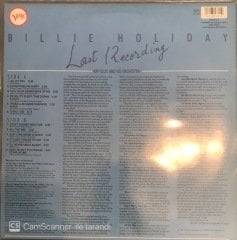 Billie Holiday Last Recording LP