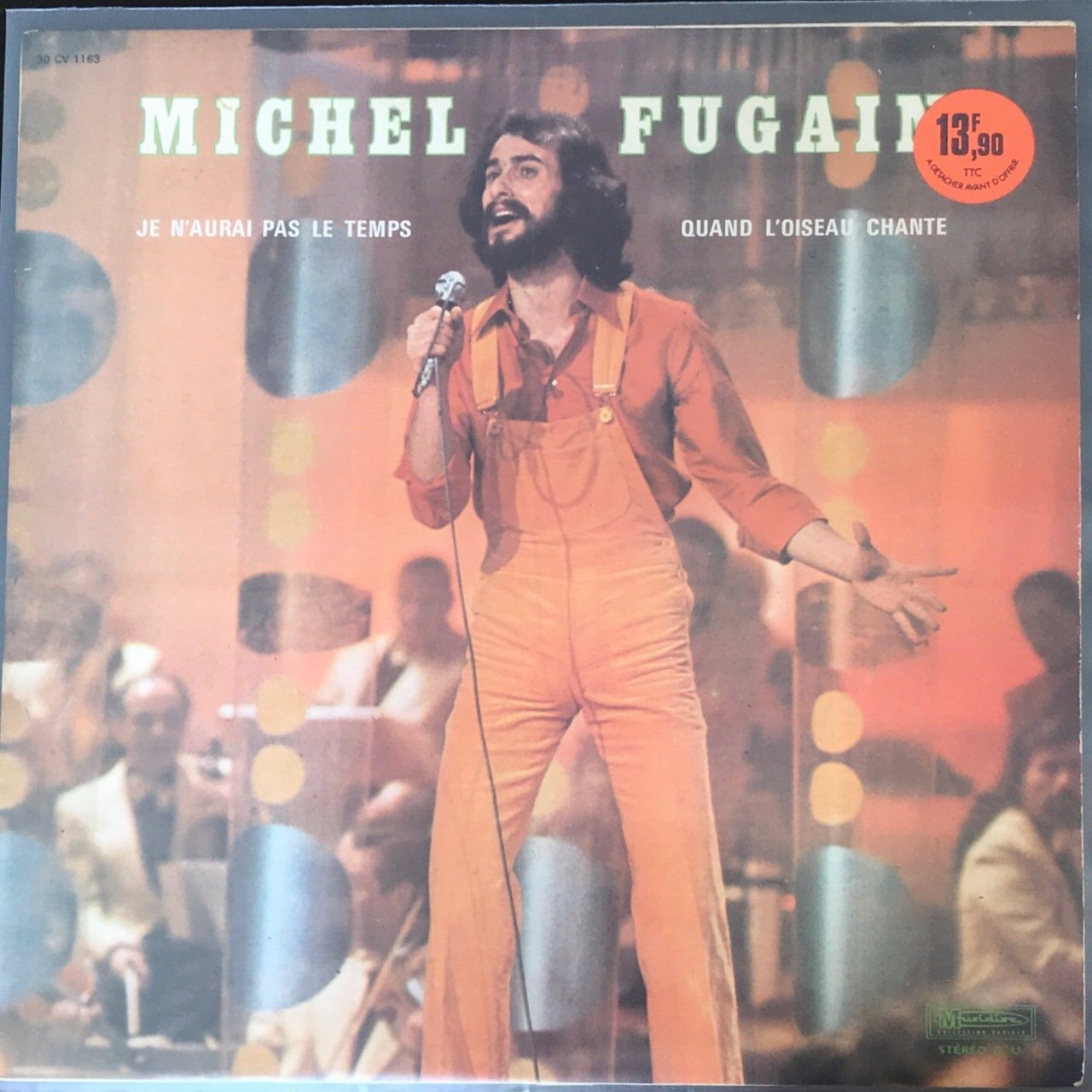 Michel Fugain Je N'aurai Pas Ke Temps LP