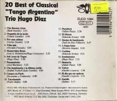 Trio Hugo Diaz - 20 Best Of Classical ''Tango Argentino'' - CD