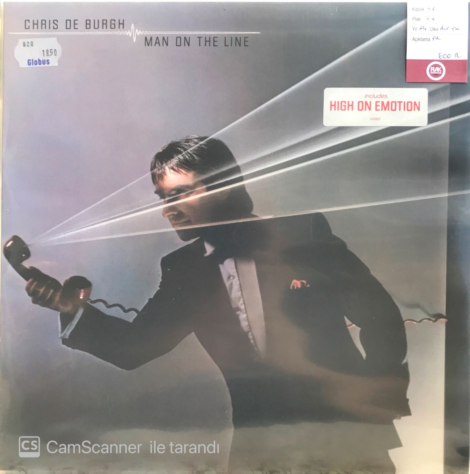 Chris de Burgh - Man on the Line LP