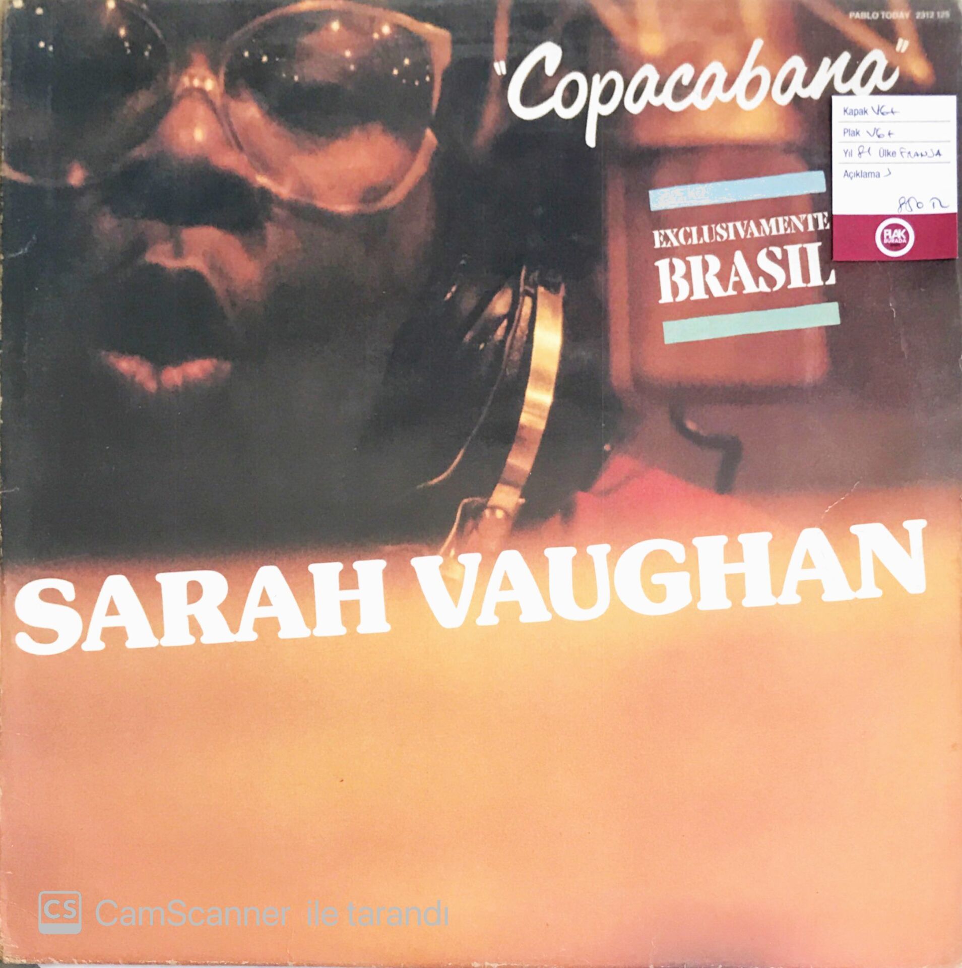 Sarah Vaughan - Copacabana - LP