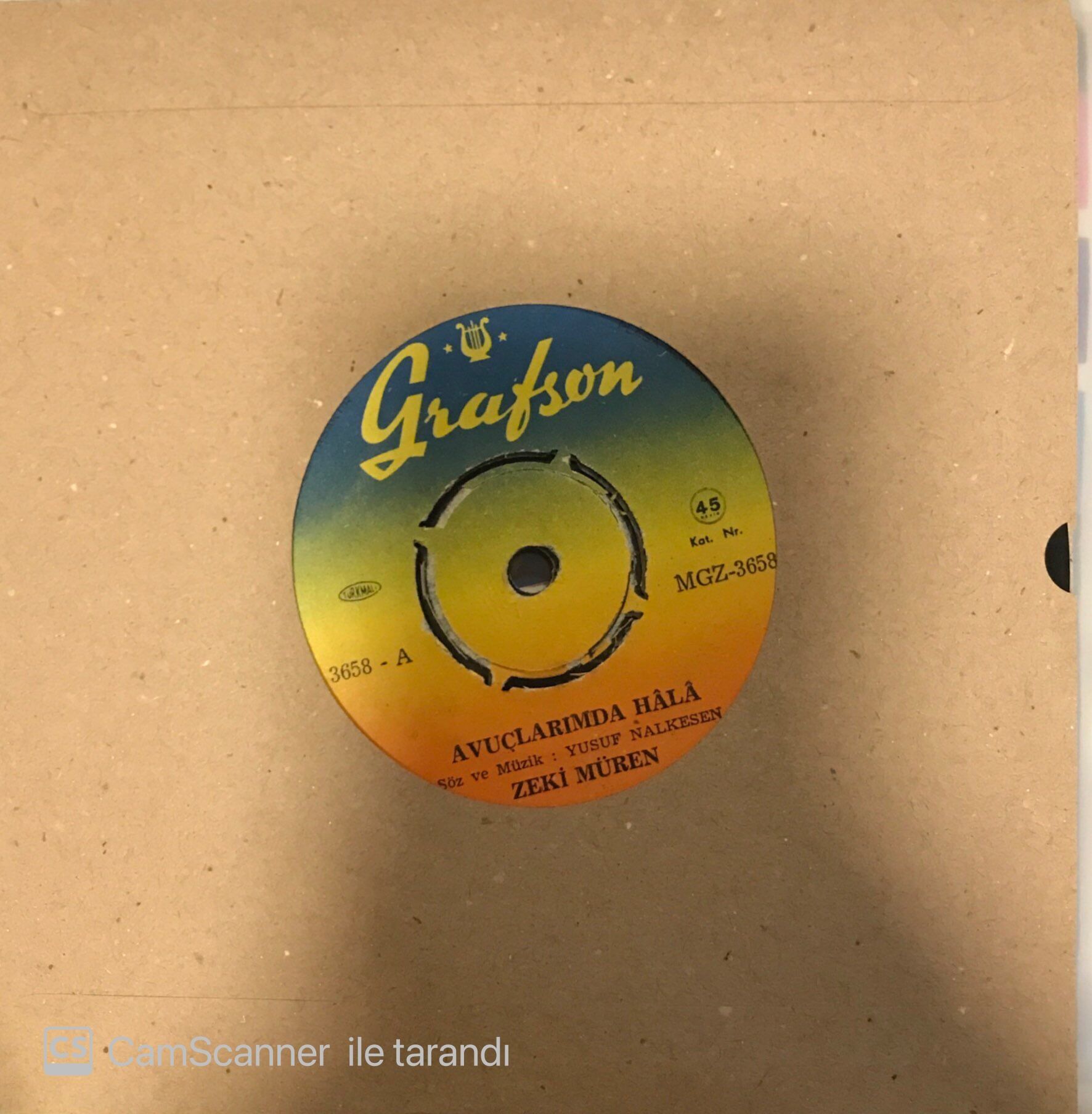 Zeki Müren - Avuçlarımda Hala 45lik