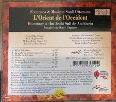 Flamenco&Musique Soufi Ottomane L'Orient de I'Occident CD