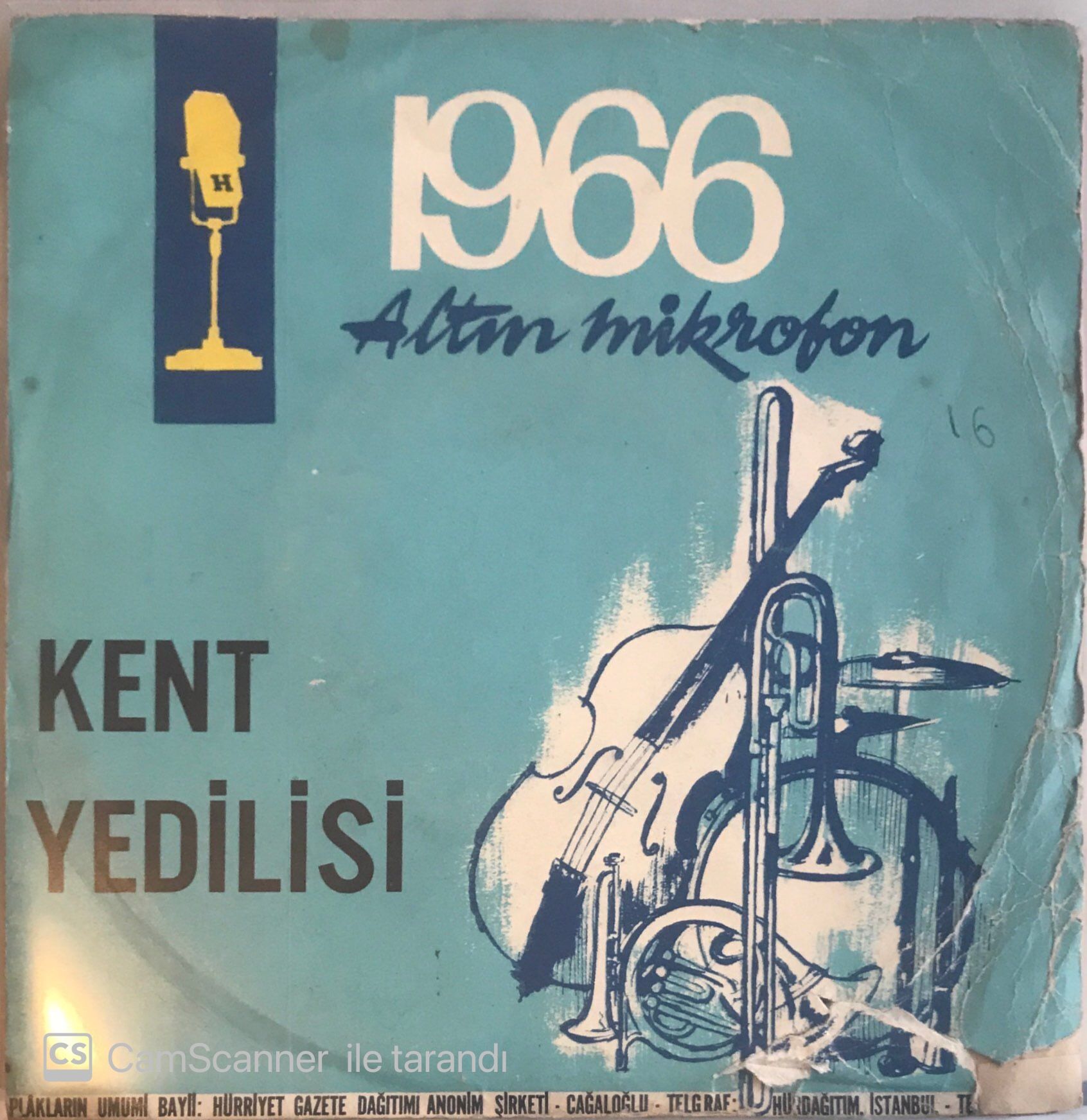 1966 Altın Mikrofon Kent Yedilisi - Mühür Gözlüm 45lik