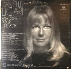 Danielle Licari - Melodies Pour Unevoix LP