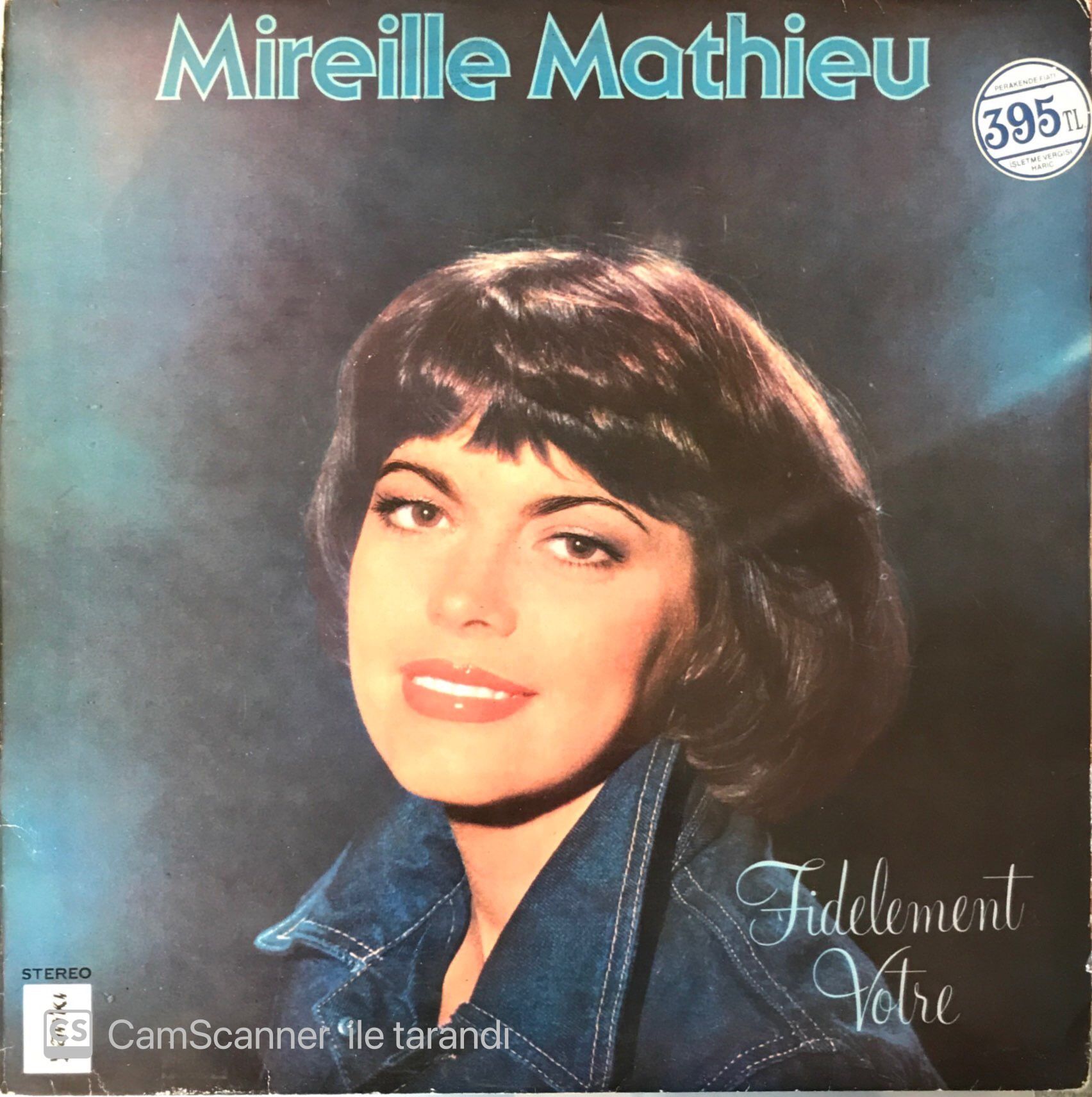 Mireille Mathieu Fidelement Votre LP
