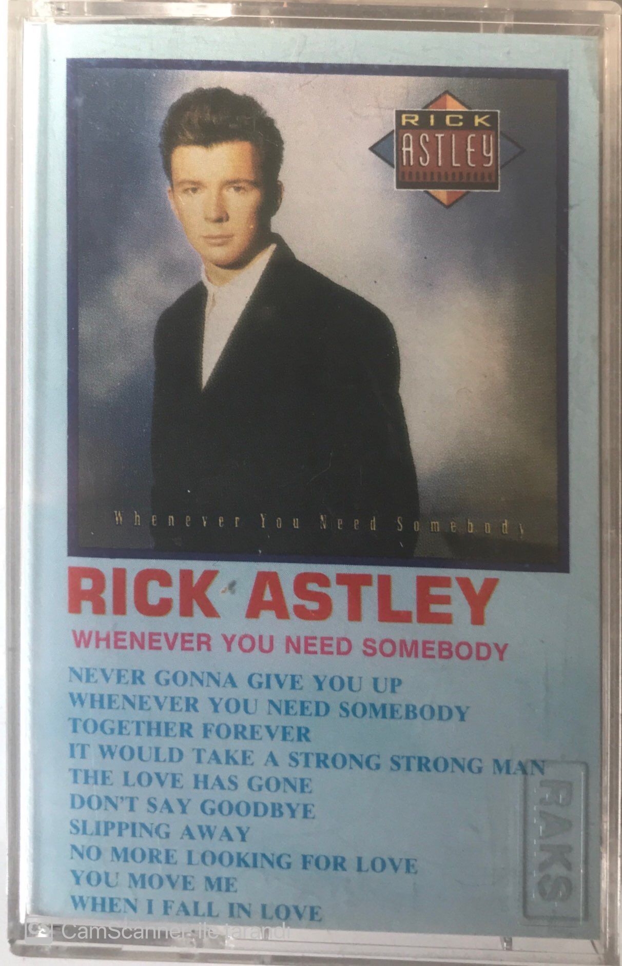 Rick Astley Whenever You Need Somebody KASET