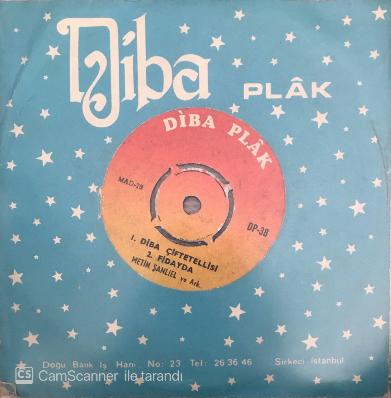 Metin Şanlıel Diba Çiftetellisi 45lik