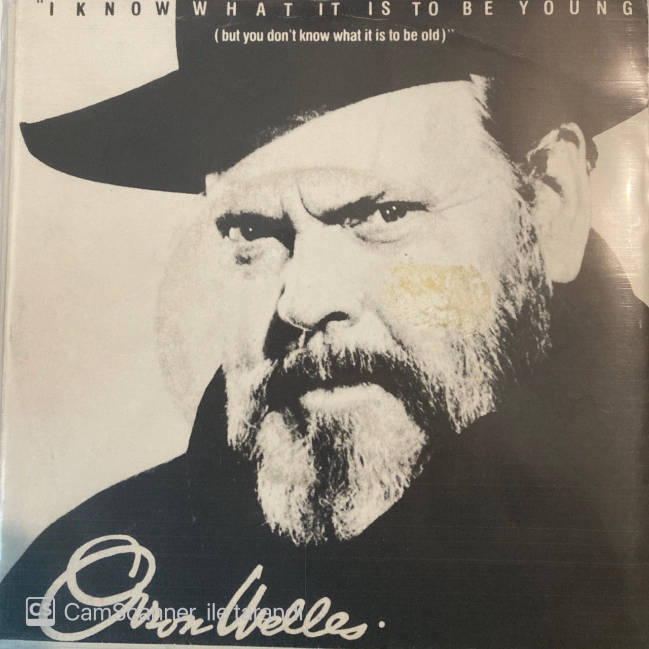 Orson Welles I Know What It Is To Be Young 45lik