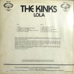 The Kinks Lola LP