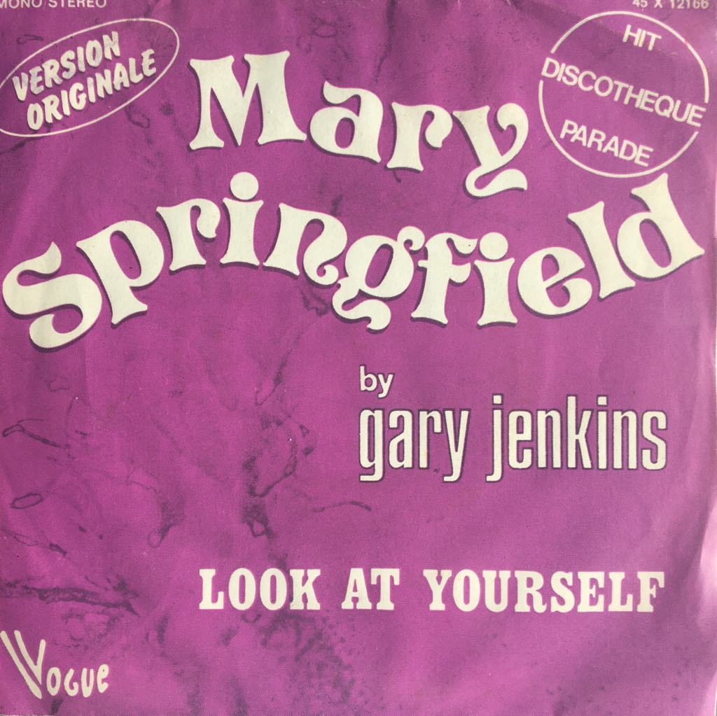 Gary Jenkins Mary Springfield 45lik