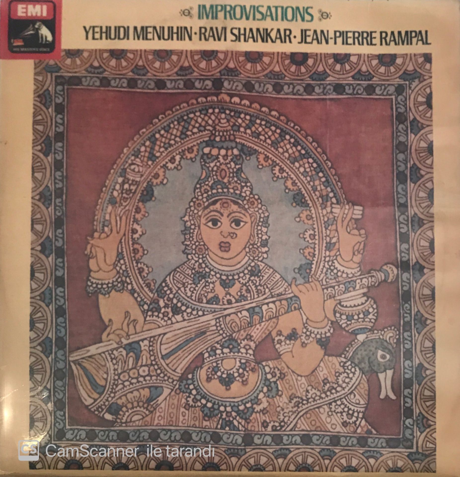 Yehudi Menuhin Ravi Shankar Jean-Pierre Rampal Improvisations LP