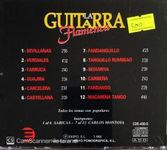 La Guitarra Flamenca - Sabicas - Carlos Montoya - CD